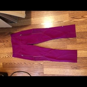 Lulu lemon cropped mesh tights